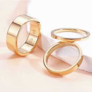 Stack of 3 – 14K Gold Filled Rings